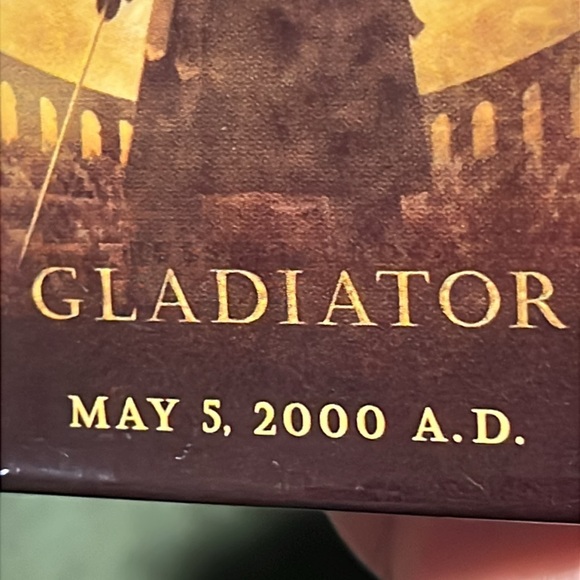 Gladiator (2000) promotional movie button -great shape! - Picture 6 of 6
